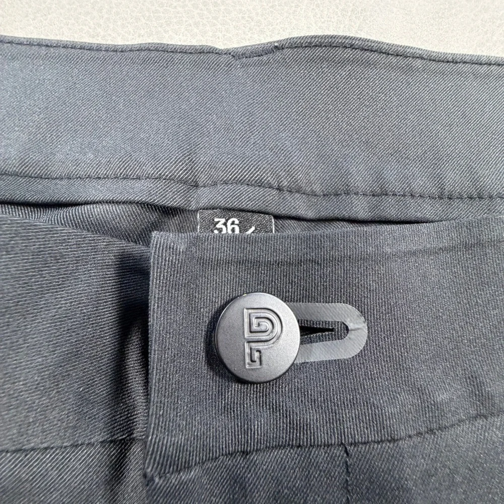 Public Rec Mens Workday Pants Black 36x30 Tapered Stretch Golf Commuter Chino